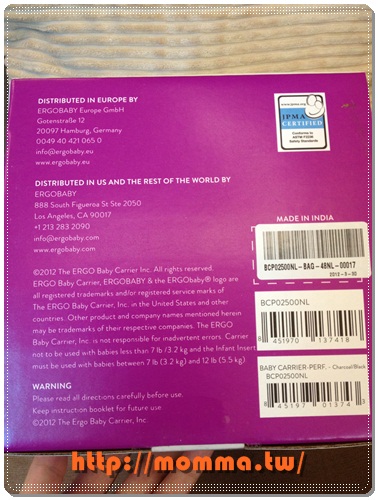 ERGObaby爾哥寶寶嬰童背巾功能款開箱 6