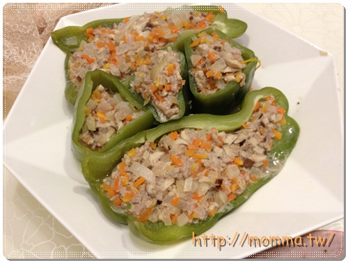 [P家廚房]青椒料理-青椒鑲肉食譜