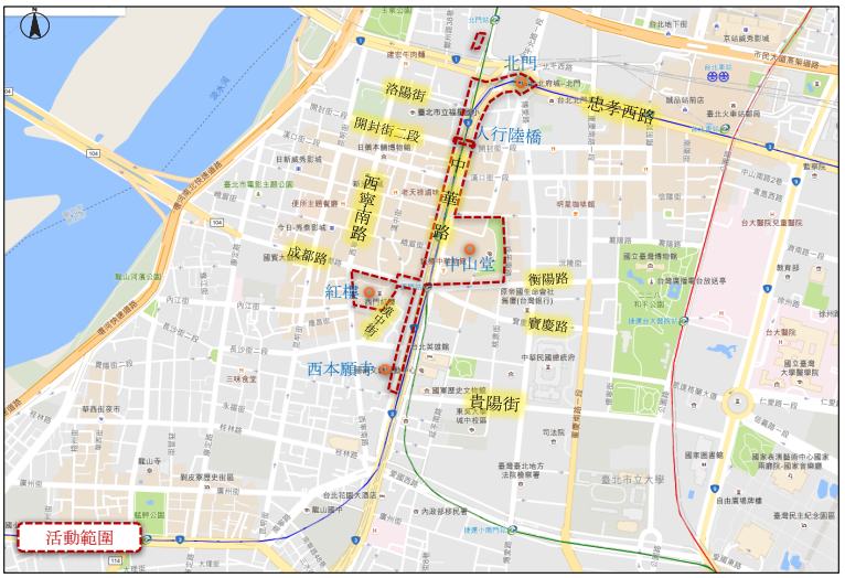 台北燈節 2018 地點、賞燈路線 3 台北燈節 2018 地點、賞燈路線 2