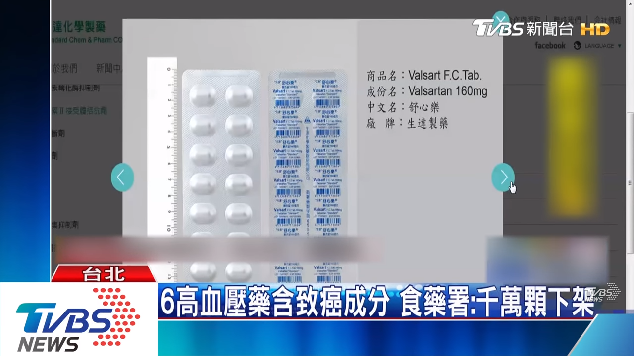 高血壓藥致癌!? 食藥署已勒令千萬顆下架